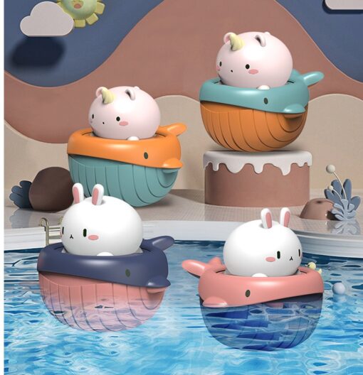 Cute Lovely Animal Baby Bathing Swimming Water Toys - Image 7