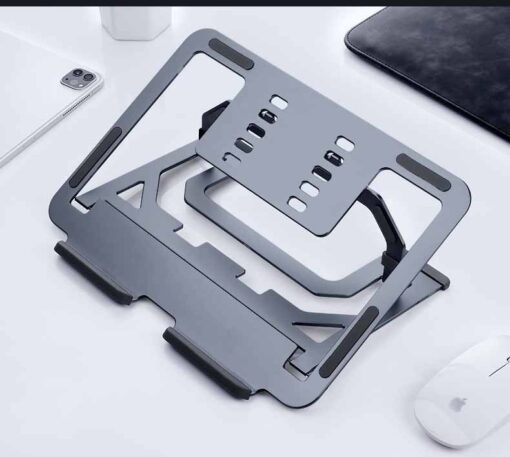 Multi-Angle Aluminum Cooling Bracket Laptop Desk Holder - Image 4