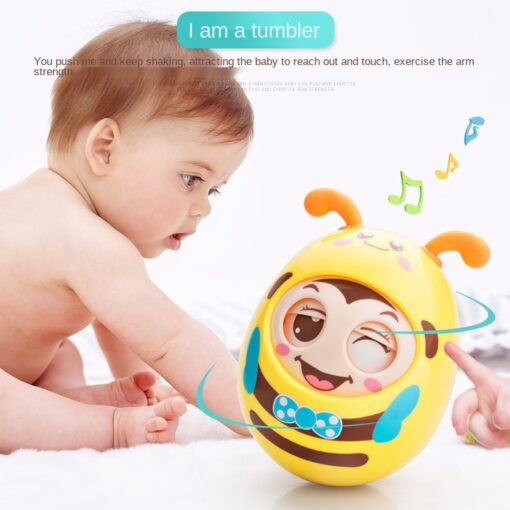 Adorable Roly-Poly Baby Tumbler Soothing Puzzle Toy - Image 3