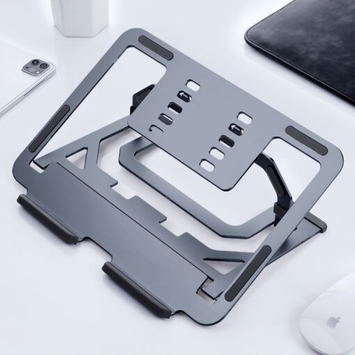 Multi-Angle Aluminum Cooling Bracket Laptop Desk Holder - Image 2