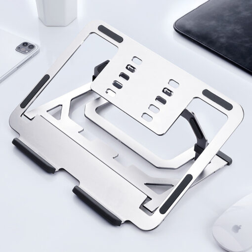 Multi-Angle Aluminum Cooling Bracket Laptop Desk Holder - Image 3