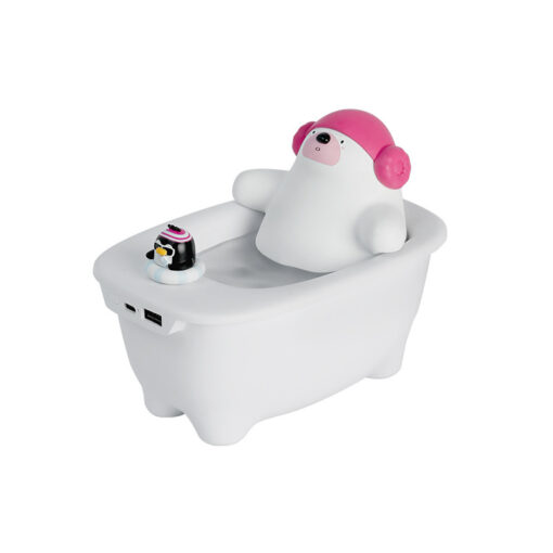 Creative Polar Bear Bathtub Air Humidifier USB Mist Maker - Image 6