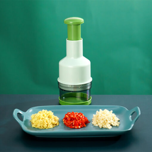 Multifunctional Kitchen Fruit Vegetable Hand Press Dicer Masher - Image 3