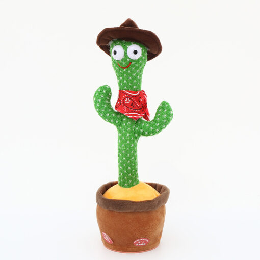 Funny Electric Twisting Electronic Dancing Cactus Plush Toy - Image 24