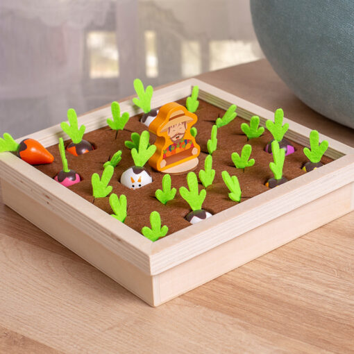 Montessori Wooden Fun Carrots Radishes Harvest Games Toy - Image 7