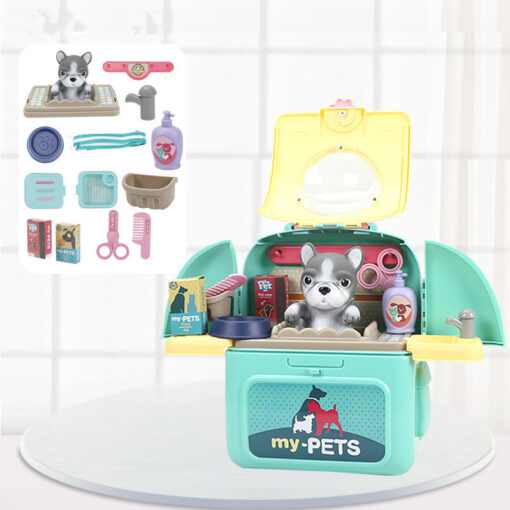 Simulation Pet Backpack Space Box Play Pet House Doll Toy - Image 2