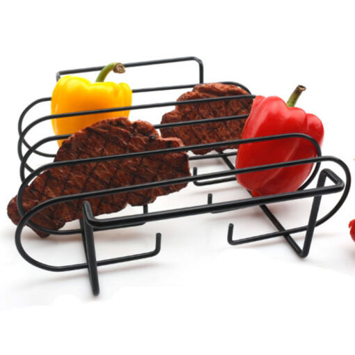 Multifunction Non-Stick BBQ Roasting Rib Rack Roasting Stand - Image 3