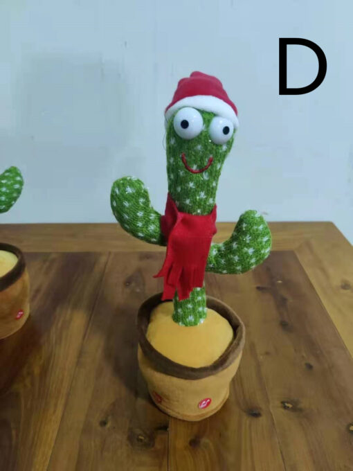 Funny Electric Twisting Electronic Dancing Cactus Plush Toy - Image 5