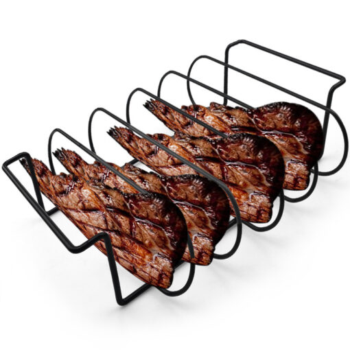 Multifunction Non-Stick BBQ Roasting Rib Rack Roasting Stand - Image 6