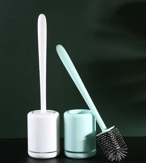 Silicone Wall-mounted Bathroom Toilet Cleaning Brush