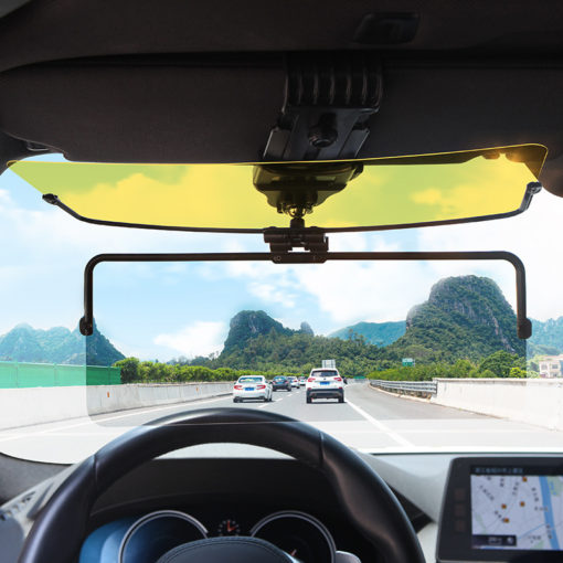 2 In 1 Rotatable Anti-UV Car Sun Visor Sunshade Blocker