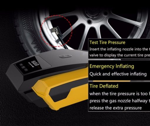 Portable Digital Display Emergency Car Air Compressor Pump
