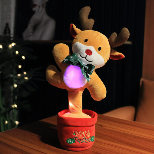 Electric Luminous Singing Dancing Dolls Twisting Plush Toy - Image 2