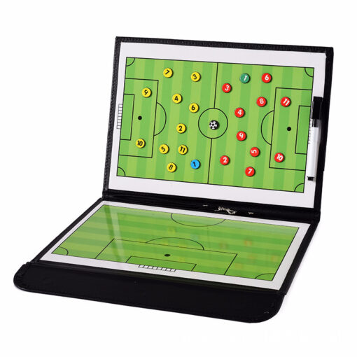 Foldable Magnetic Tactic Board Soccer Coaching Game Training