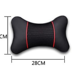 Universal PU Leather Knitted Car Seat Headrest Cushion Pillows