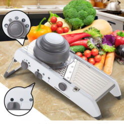Adjustable Stainless Steel Kitchen Manual Vegetable Cutter Slicer