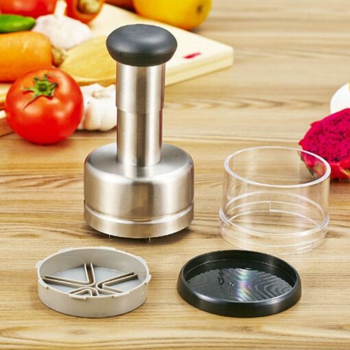 Stainless Steel Kitchen Food Vegetable Garlic Mincer - Image 6