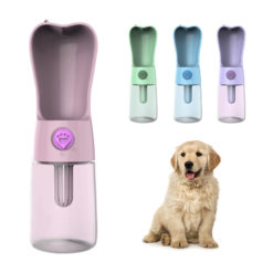Portable Pet Dog Cat Water Drinking Bottle Feeder Container