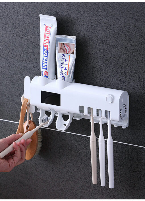 Wall Mounted Uv Toothbrush Toothpaste Sanitizers