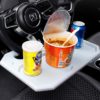 Creative Car Steering Wheel Table Tray Rack Mount Stand