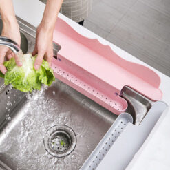 Kitchen Suction Flaps Splash Sink Water Rack Barrier