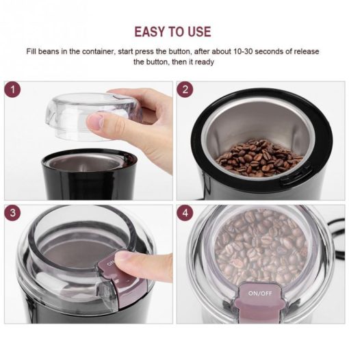 Electric Kitchen Coffee Beans Spices Nuts Grinder Machine