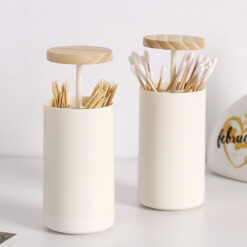 Durable Push-Type Toothpick Dispenser Holder Container