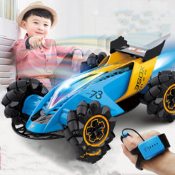 Universal Children'S RC Four-Wheel Stunt Jet Drive Car Toy.