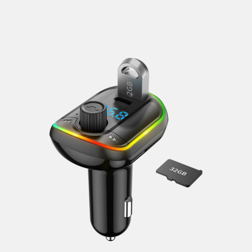 Colorful Bluetooth FM Transmitter MP3 Player Quick Car Charger