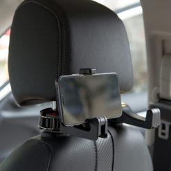 Adjustable Car Back Clips Headrest Hooks Phone Stand Hanger