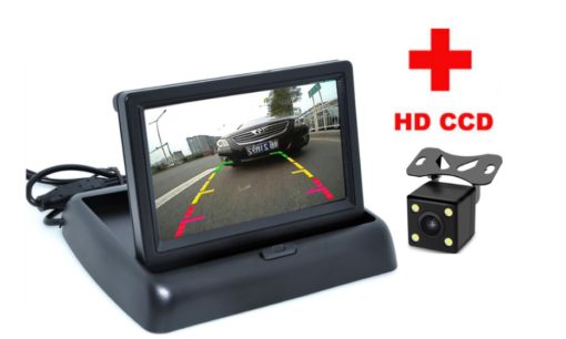 Car Offroad HD Dashcam Rearview Cam Observation Mirror
