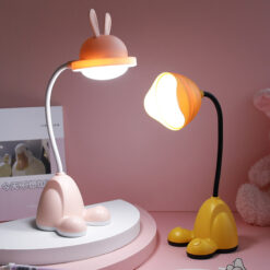 Creative Cartoon Head USB Charging Night Light Desk Lamp