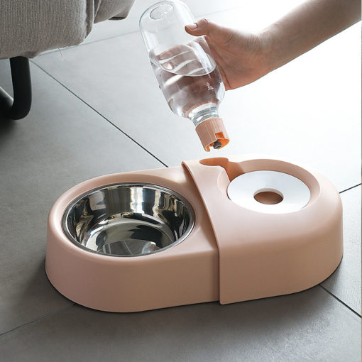 Automatic Cat Dog Water Drinking Fountain Food Feeder Bowl - Image 4