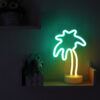 Creative LED Coconut Tree Sign Shaped Light Decor Lamp