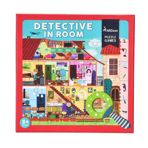 Cartoon Paper Detective Kids Hidden Picture Game Puzzle Toy - Image 5