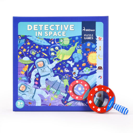 Cartoon Paper Detective Kids Hidden Picture Game Puzzle Toy - Image 4