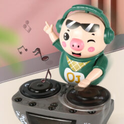 Funny Electric Music Dancing Piggy Dj Doll Children's Toy