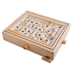 Wooden Labyrinth Table Maze Balance Board Game Toy