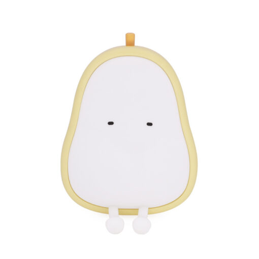 Cute Silicone Pear Shape Rechargeable LED Night Light Lamp