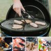 Non-Stick Silicone Stainless Steel Kitchen Tong Barbecue Tool