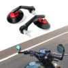 Creative Round Motorcycle Handle Bar End Rear View Mirrors