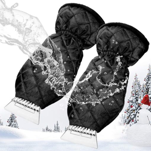 Waterproof Mitt Glove Snow Remover Car Window Winter Tool