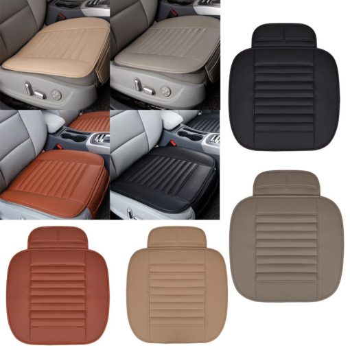 Universal Breathable Leather Bamboo Car Seat Pillow Cushion