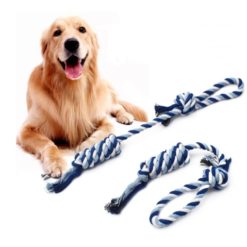 Interactive Molar Teeth Cleaning Chew Cotton Rope Pet Toys