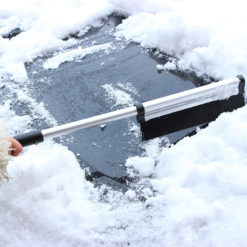 Retractable Aluminum Car Windshield Snow Brush Shovel