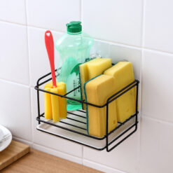 Wall-mounted Kitchen Sponge Detergent Drain Holder