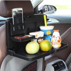 Portable Car Seat Back Drink Food Cup Holder Stand Tray