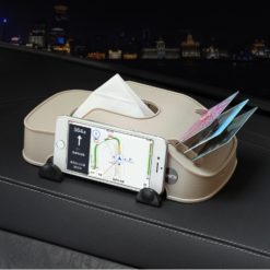 Creative Car Design Tissue Box Mobile Phone Rack Holder