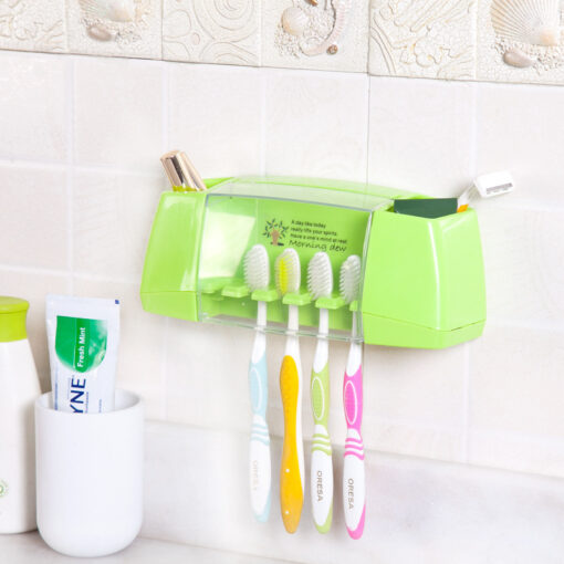 Creative Toothbrush Toothpaste Holder Organizer - Image 3