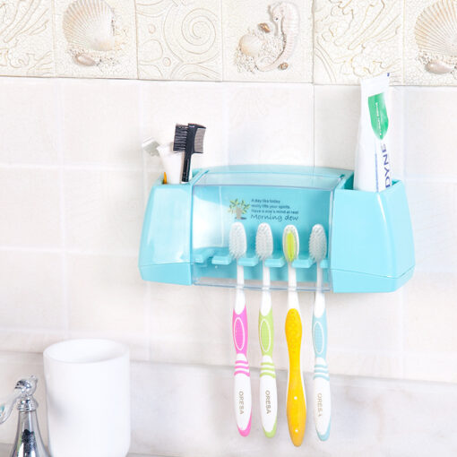 Creative Toothbrush Toothpaste Holder Organizer - Image 2